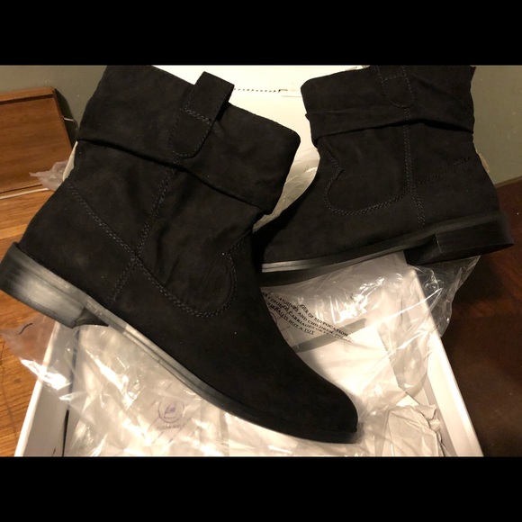Style & Co. Shoes - NIB Style & Co Black suede boots